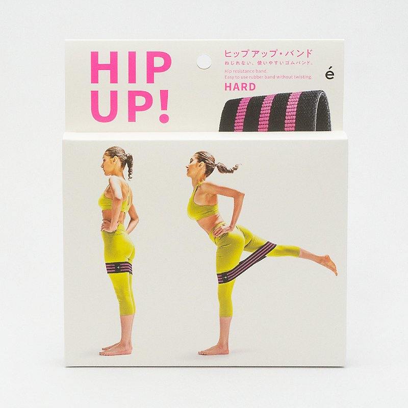 日本Erugam翹臀圈 強款 翹臀帶 彈力帶 虐臀圈 瑜珈 禮物 - 運動/健身器材 - 聚酯纖維 粉紅色