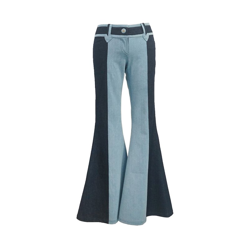 Aman No.95 makes you slim down with bell-bottom jeans - กางเกงขายาว - วัสดุอื่นๆ 