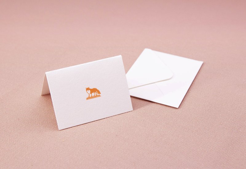 Little Books of Specimens - Fox Card - Cards & Postcards - Paper White