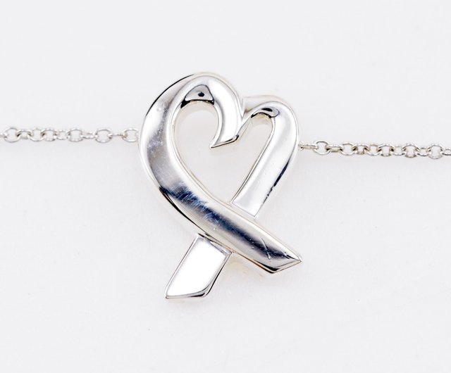 日本直送】ティファニー TIFFANY&Co. ラビングハート ネックレス
