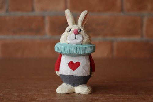 ぬいぐるみ　うさぎ　lulubon作家様 白いうさぎ - ショップ Tsukune Craft 人形・フィギュア - Pinkoi