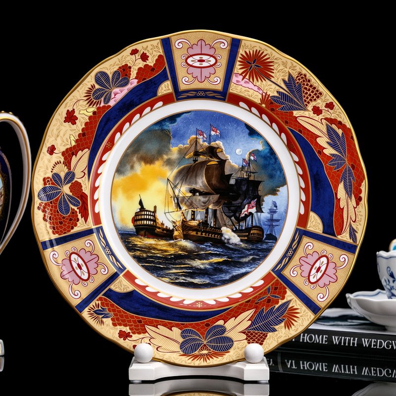 英國製 Royal Worcester 尼羅河戰役 2003 紀念限量骨瓷藝術盤 - 擺飾/家飾品 - 瓷 