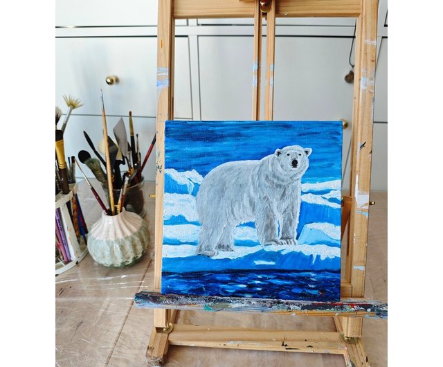 3572ミュージカルキャンドルシロクマ冬 3572ミュージカルキャンドル