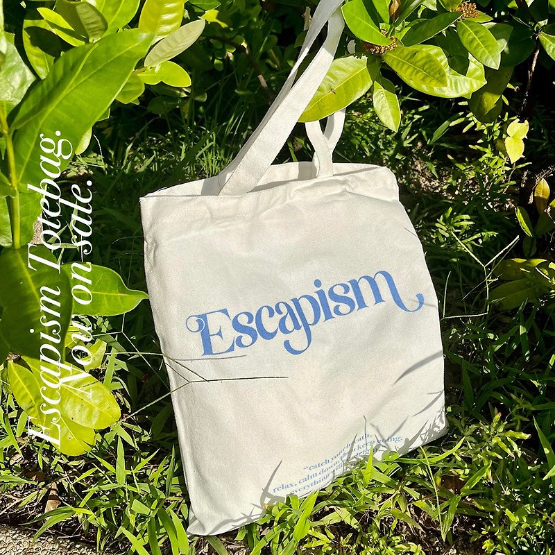 Escapism canvas bag - Messenger Bags & Sling Bags - Cotton & Hemp Transparent