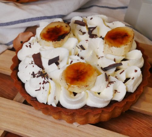 Guo Dessert 小鍋甜點咖啡 6吋香蕉巧克力塔