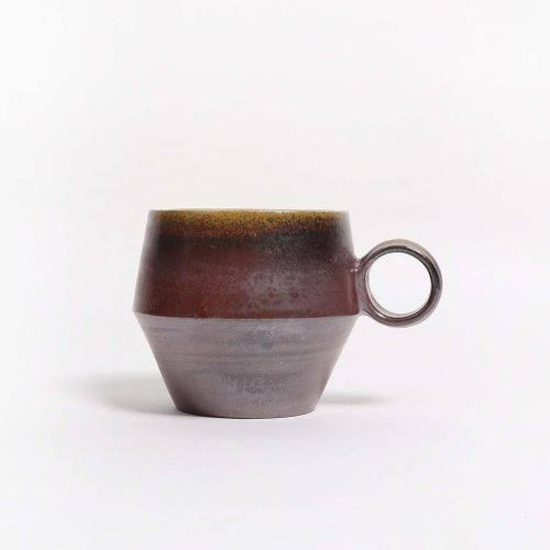 明芽窯(Bardur 陶藝) 明芽窯 l 柴燒自然釉繭型馬克杯咖啡杯 H