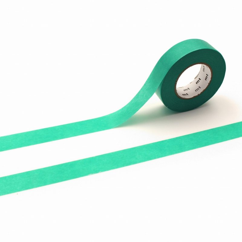 mt Ganshin Washi Tape / Fresh Green (MTGANS14) - มาสกิ้งเทป - กระดาษ สีเขียว