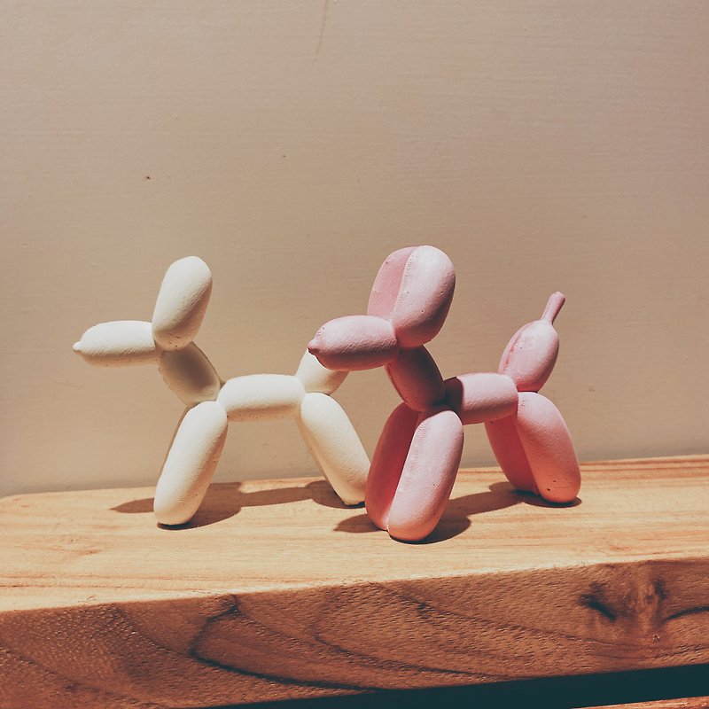 氣球狗狗 手作造型擴香石膏 - 香氛/精油/擴香 - 其他材質 多色