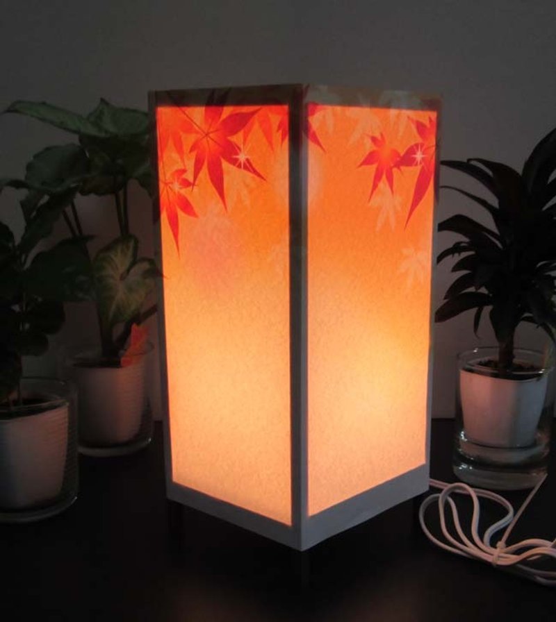 Maple leaves shine «Dream light» Peace and healing will be revived! ★ Decorative light stand - Lighting - Paper 
