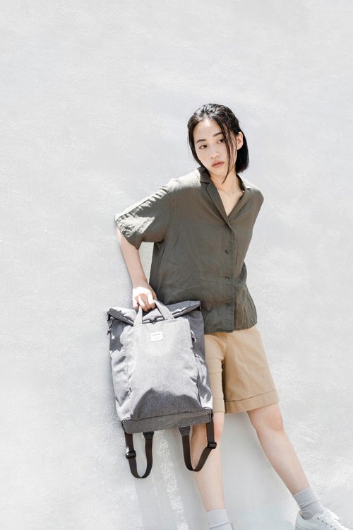 【hellolulu】TATE All Day Backpack - Pebble Gray - Shop hellolulu