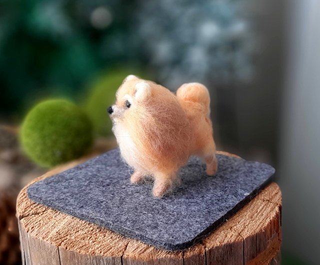 Dollhouse miniature dog, store Felted dog, miniature dog, dog for doll , dog toy