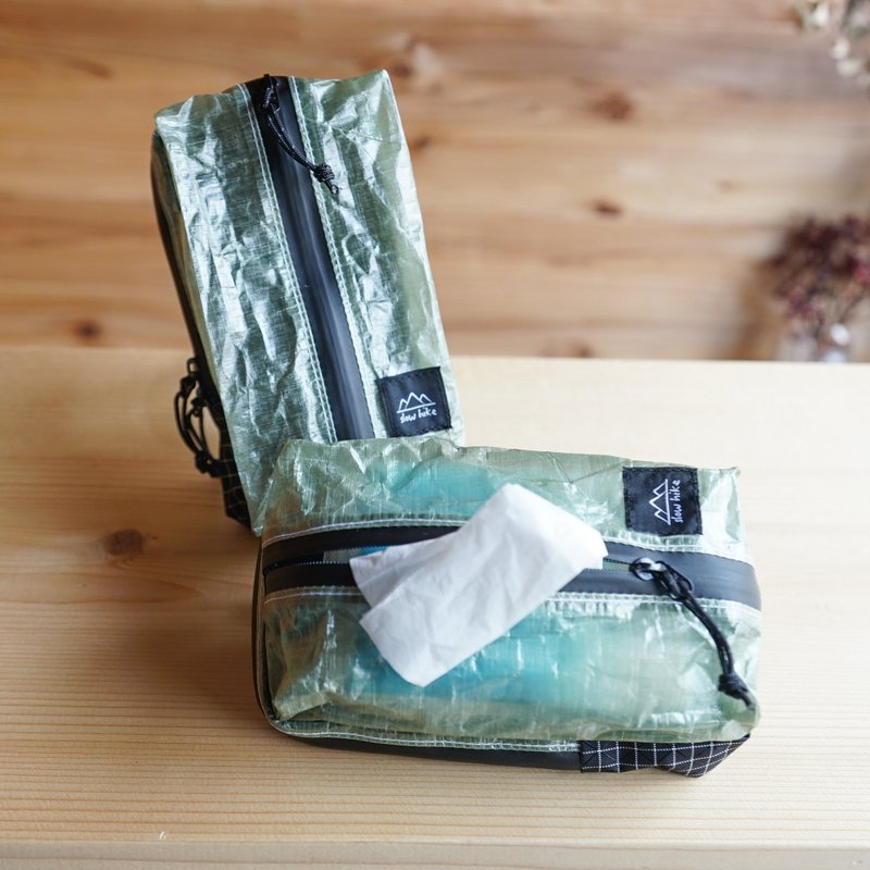 DCF・Green・モバイルポケティケース M /登山・キャンプ・アウトドア・ポケットティッシュカバー・スマホケース - 化妝包/收納袋 - 尼龍 綠色