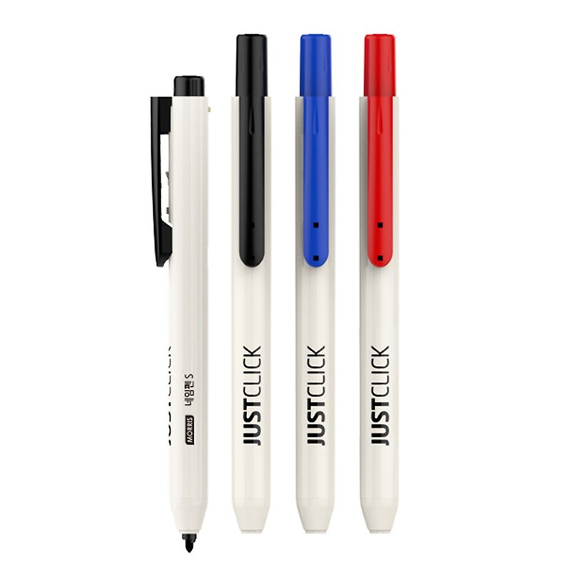 Morris Just Click Ultra-Slim Press-Type Pen S - Ballpoint & Gel Pens - Plastic 
