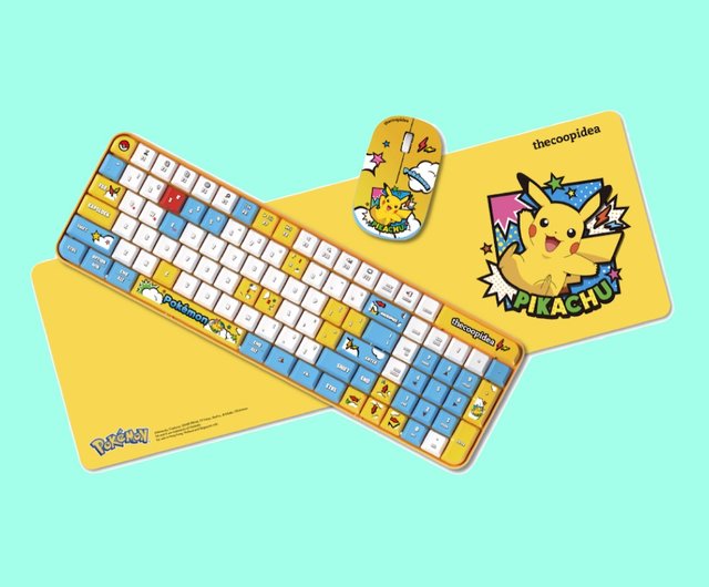 【大幅値下げ中】ポケモン　ワイヤレスキーボード2.4GHZ &マウスセット POKÉMON TAPPY PRO ワイヤレス キーボードとマウス セット