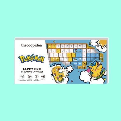 ポケモン thecoopideaイーブイ ワイヤレスキーボードマウス Pokémon Tappy Pro Wireless Keyboard and Mouse Set
