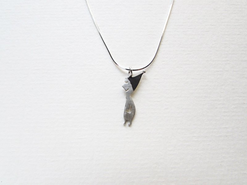 Lucky Elf Sterling Silver Necklace - Necklaces - Other Metals Silver