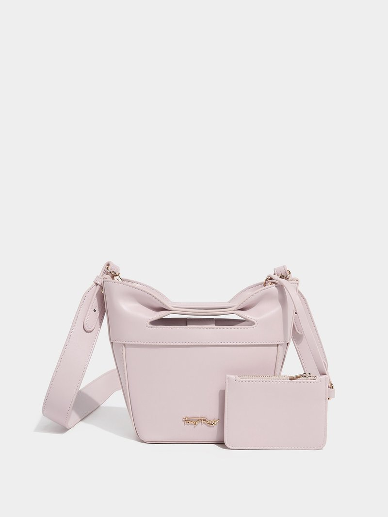 Candy 蝴蝶結造型手提包 ( 附小卡包 ) - 側背包/斜背包 - 其他材質 紫色