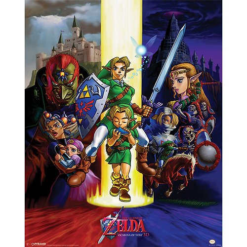 Dope 私貨 【任天堂】薩爾達傳說 The Legend Of Zelda 時之笛遊戲宣傳海報