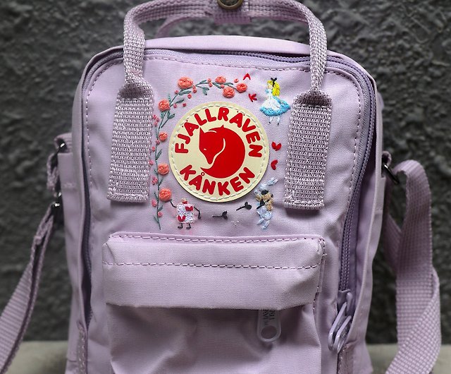winnen verf Hoofdkwartier Alice in Wonderland Kanken Sling 2.5L Lavender Purple One Shoulder  Crossbody Bag-Hand Embroidery - Shop Kuanai Hui Messenger Bags & Sling Bags  - Pinkoi