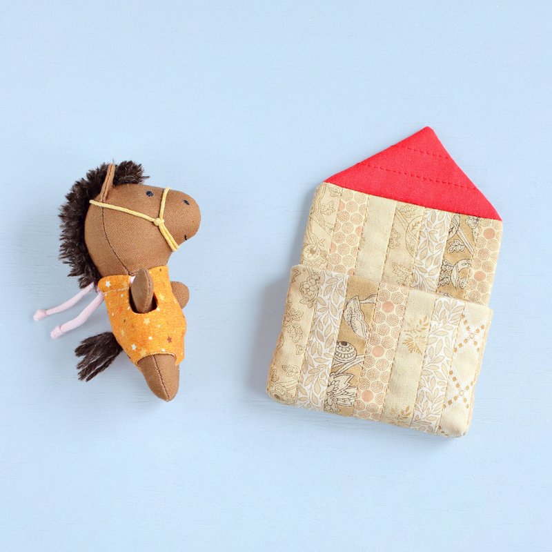 2 PDF Pocket Horse Stuffed Animal and Stall (House) Sewing Patterns Bundle - DIY Tutorials ＆ Reference Materials - Other Materials 