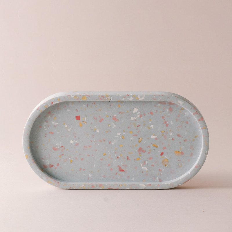 Jesmonite British mineral resin/storage tray-refreshing summer - Storage - Eco-Friendly Materials Purple