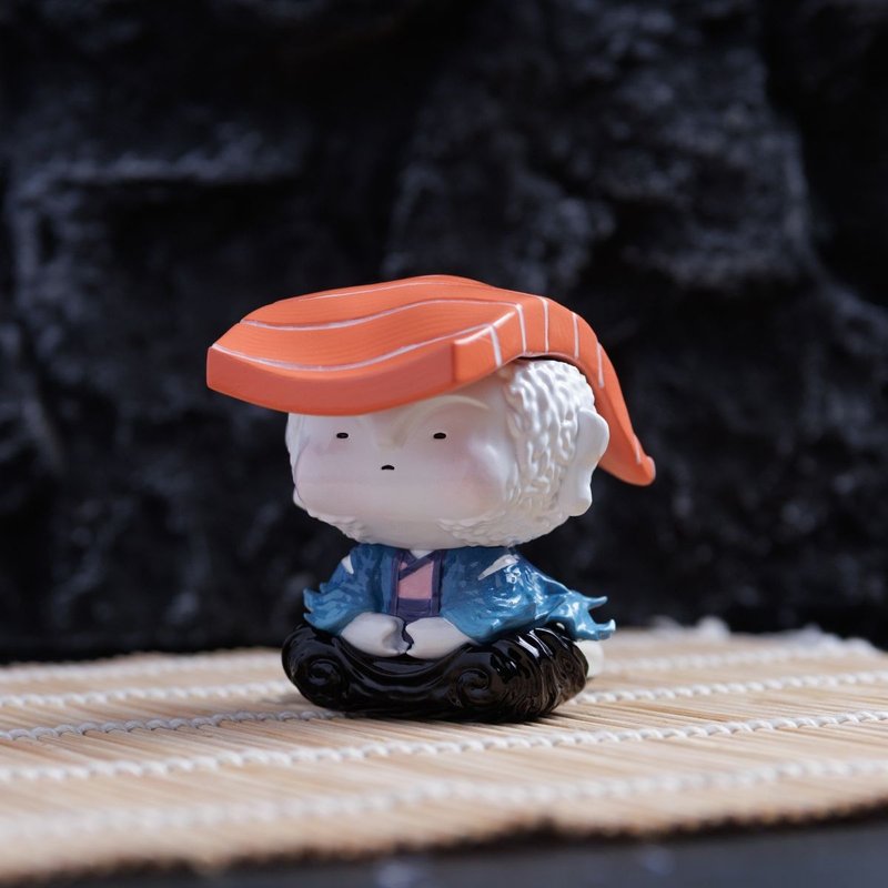 Pre - Order | Sushi Butsu: Resin Art Toy (Salmon Sushi) - 擺飾/家飾品 - 樹脂 