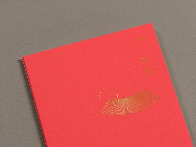 簡約設計系列筆記本-珊瑚紅 - 筆記簿/手帳 - 紙 紅色