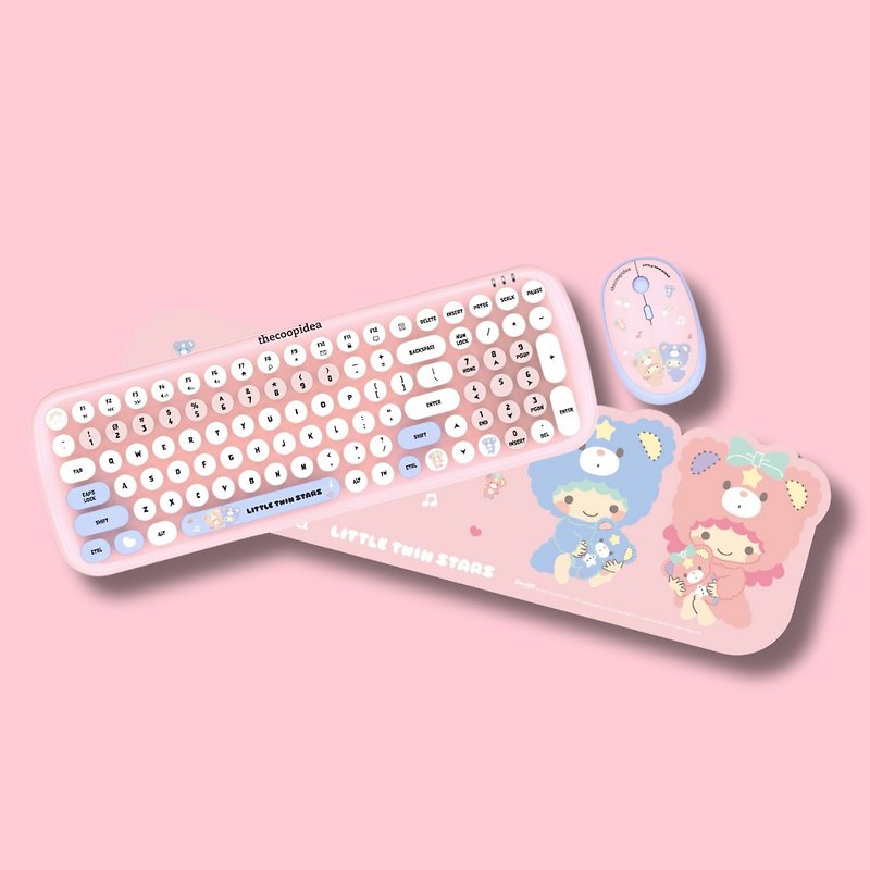 Little Twin Stars x thecoopidea TAPPY+ wireless keyboard and mouse set - Computer Accessories - Other Materials Pink