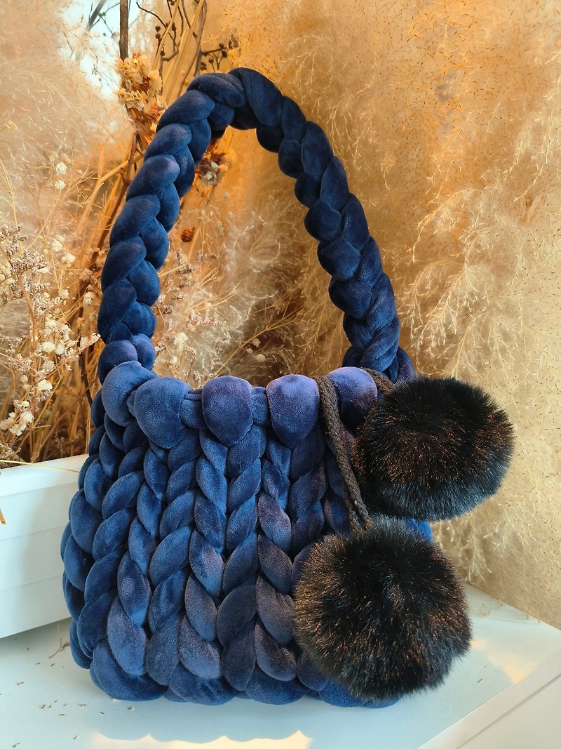 Hangbag - Handbags & Totes - Polyester Blue