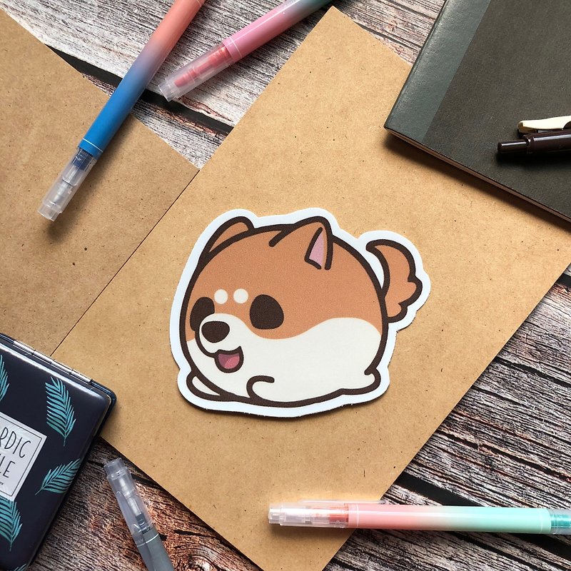 Mi Dog Daily-Waterproof Big Sticker Running Series - สติกเกอร์ - วัสดุกันนำ้ 