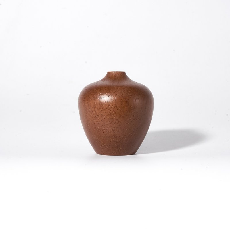 Mokuin Wooden Vase - เซรามิก - ไม้ สีนำ้ตาล