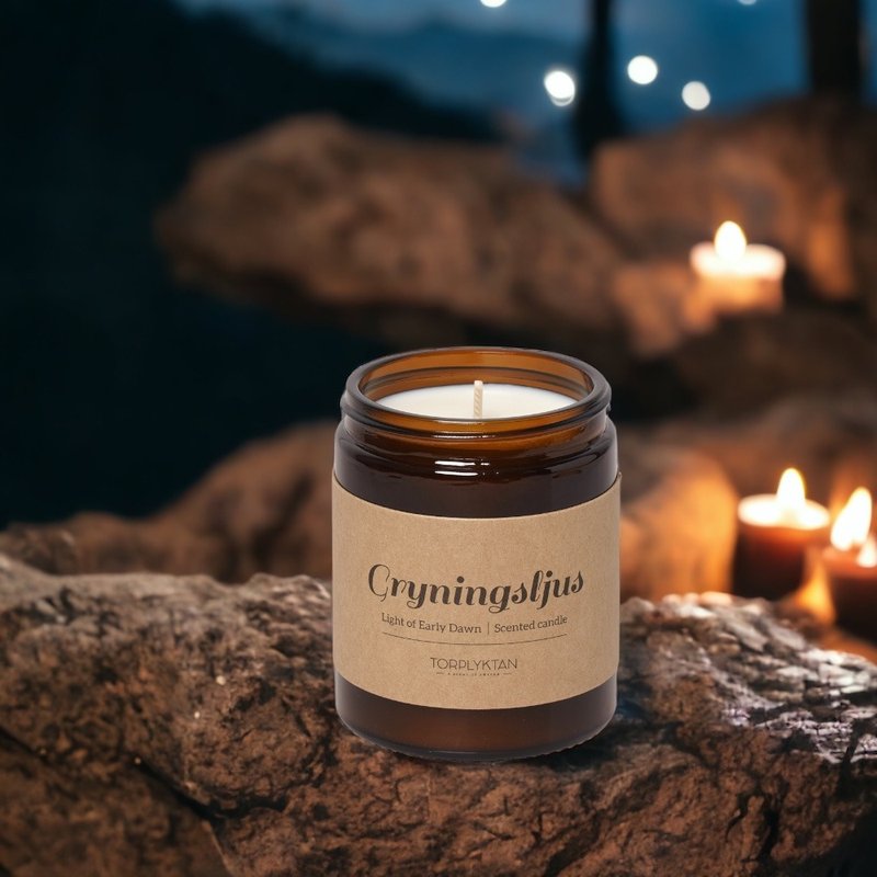 北歐四季系列蠟燭150g 曙光 - 香氛蠟燭/燭台 - 蠟 