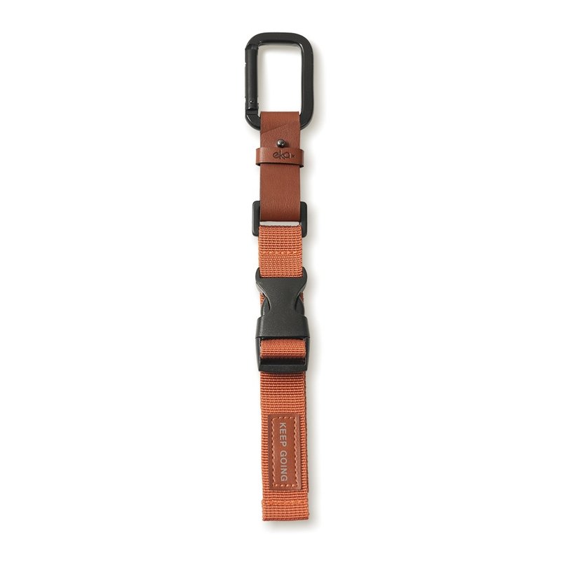 Universal luggage square buckle hanging ring-Sunset Orange - เชือก/สายคล้อง - วัสดุอื่นๆ 