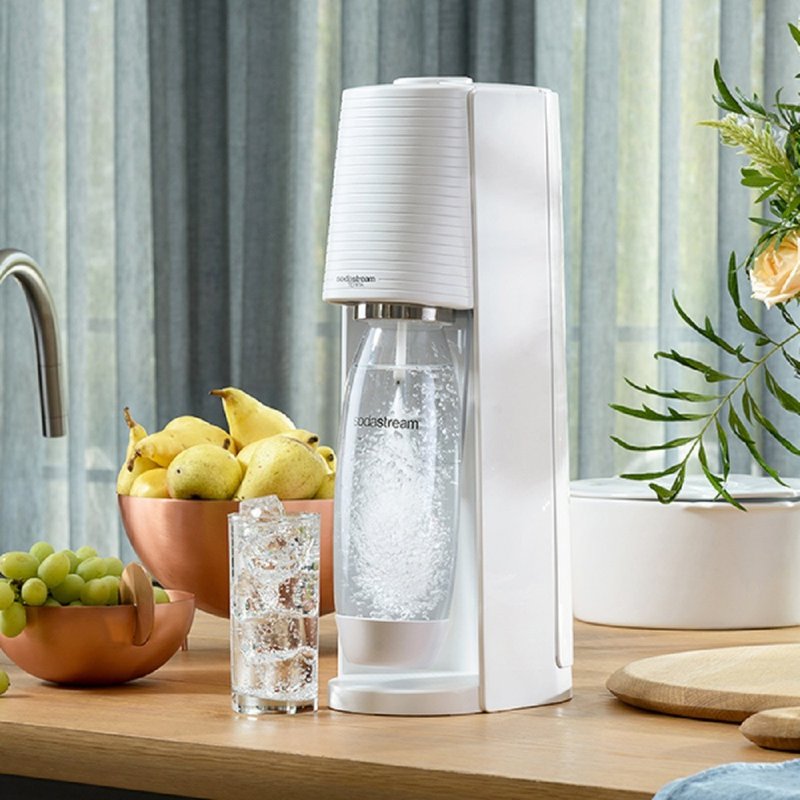 #限量福利品 英國 sodastreamTERRA 自動扣瓶氣泡水機-白 - 廚房家電 - 其他材質 白色