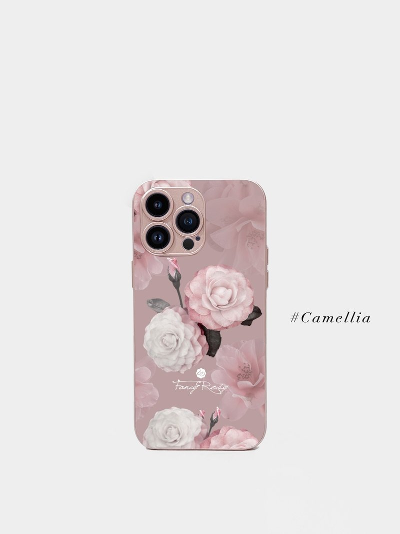 iPhone 系列鏡面手機殼 Camellia - 手機殼/手機套 - 其他材質 粉紅色