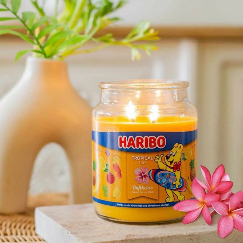 HARIBO CANDLE 香氛蠟燭 - 熱帶趣味 - 香氛蠟燭/燭台 - 玻璃 黃色