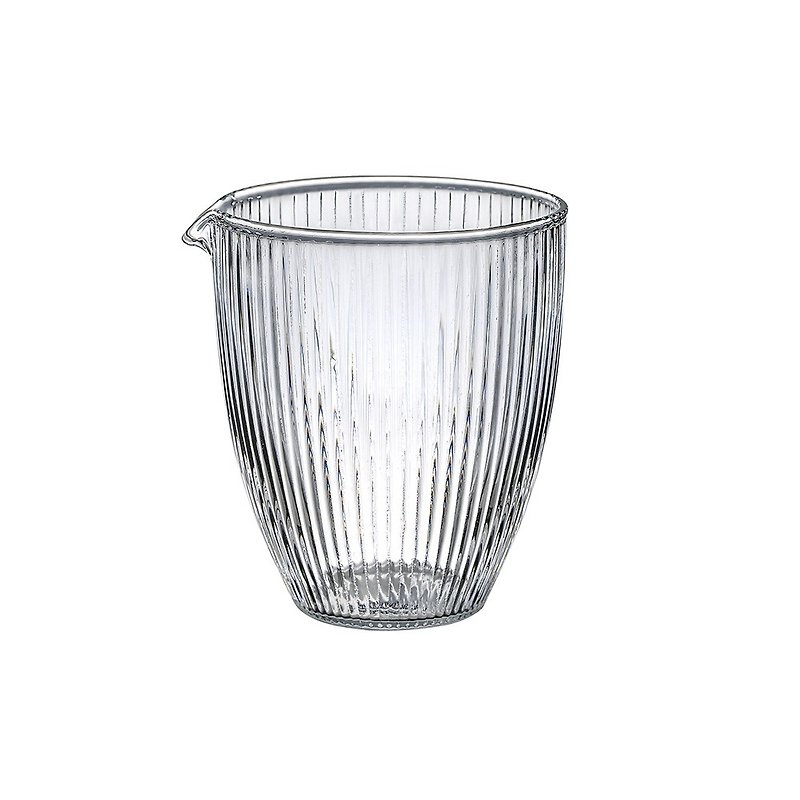 束光玻璃手握公杯(220ml) - 茶具/茶杯 - 玻璃 咖啡色