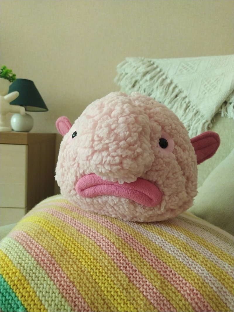 Blobfish plush - 公仔/玩偶 - 聚酯纖維 粉紅色