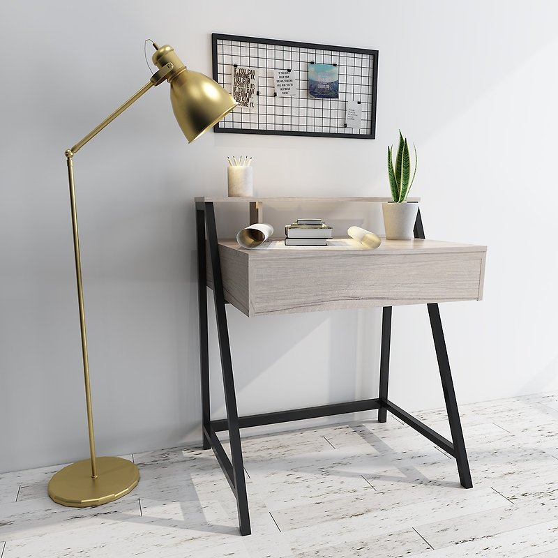 Nordic beautiful single pumping personal desk - Storage - Wood 