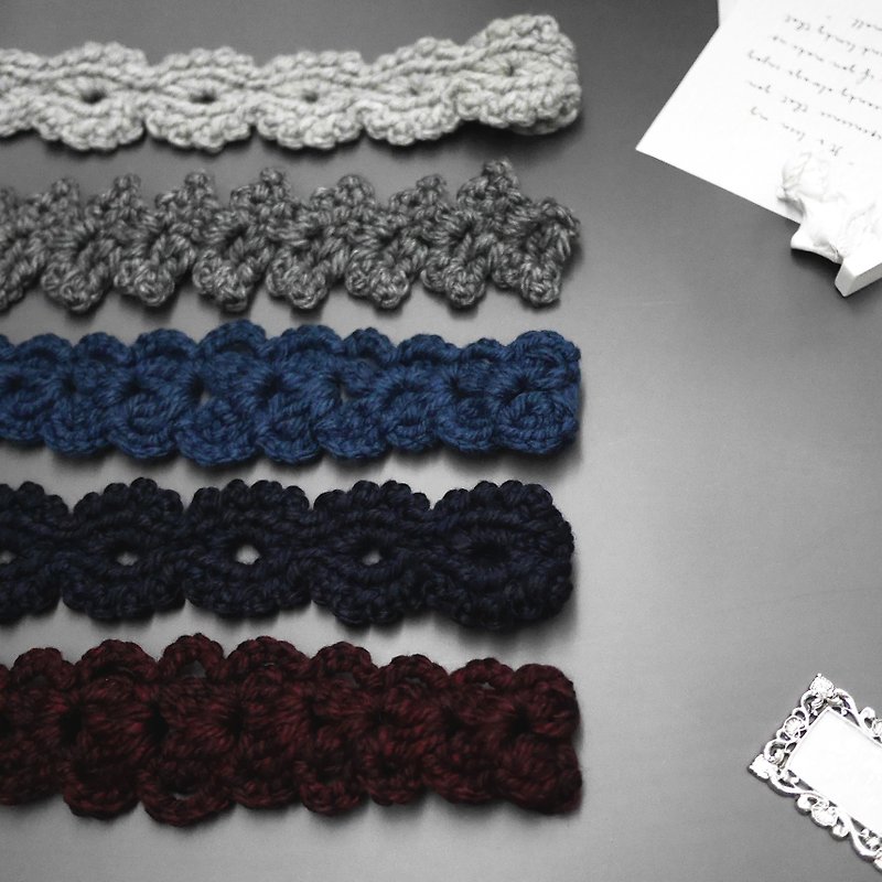 Warm wool thick needle wool knitted headband