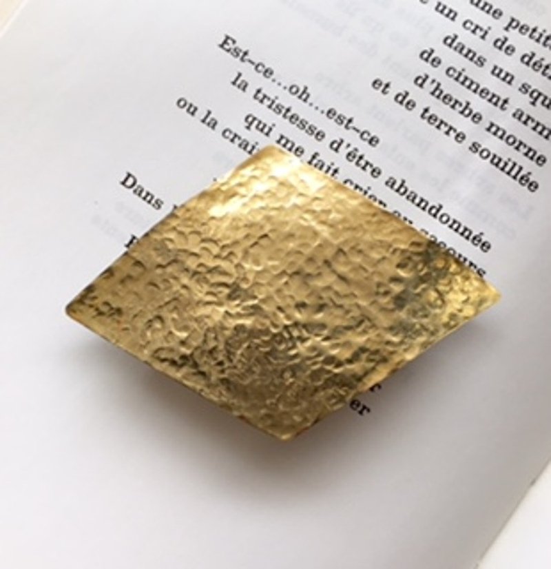 ダイヤヘアクリップ gold - ヘアアクセサリー - 金属 ゴールド