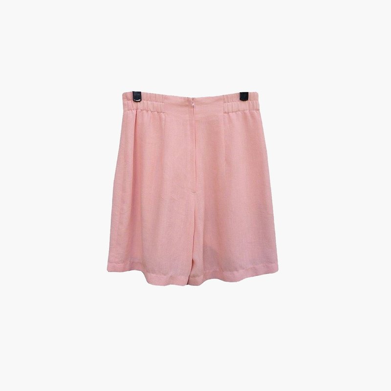 Dislocated vintage / pink chiffon shorts no.003 vintage - กางเกงขาสั้น - เส้นใยสังเคราะห์ สึชมพู