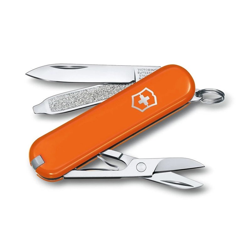 VICTORINOX 瑞士維氏 7用 58mm Mango Tango 橘 0.6223.83G - 露營用品 - 不鏽鋼 橘色