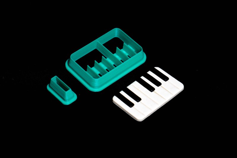 Cutter piano. Clay Cutter Set. Jewelry tools. Clay cutters set. Polymer clay - 零件/散裝材料/工具 - 塑膠 