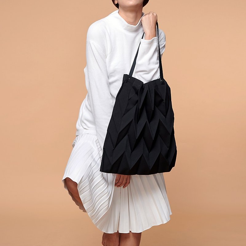 【PAVI STUDIO】100% Thailand Direct Shipping Design Shoulder Bag - Black