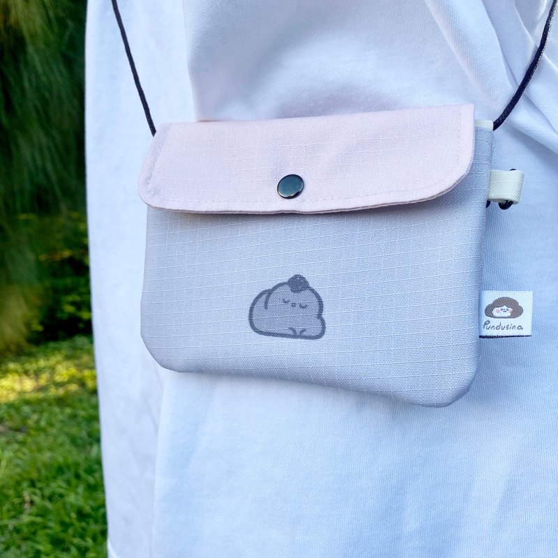 收納小包 - 黑淋鼠 - 零錢包/小錢包 - 防水材質 灰色