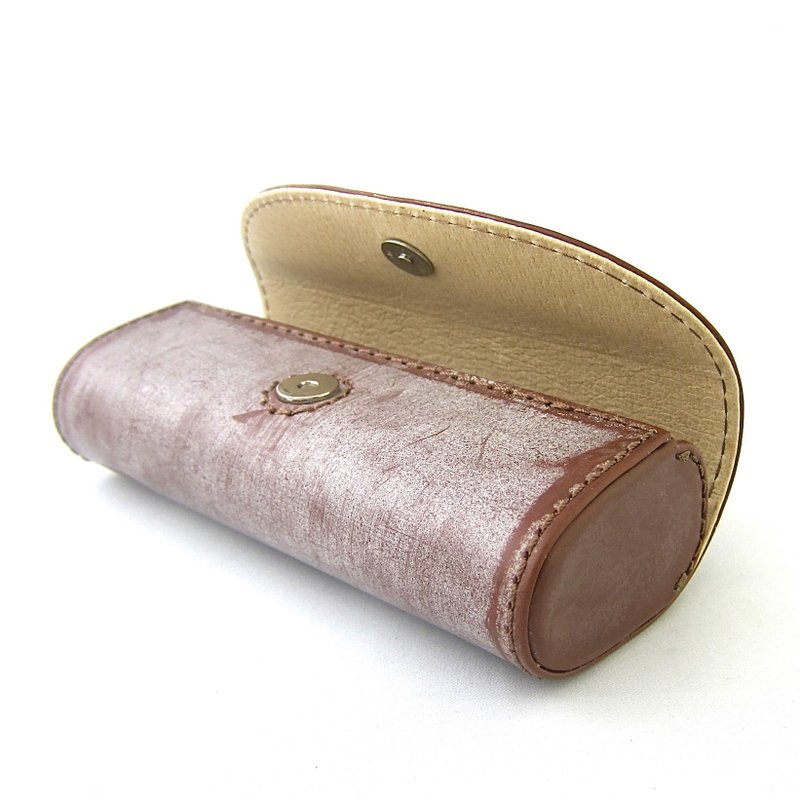 Hard and Durable Glasses Case, Glasses Case, Sunglasses, Reading Glasses, Hard Case, Horizontal, Magnetic Closure, Stylish, Luxury, Genuine Leather, Made in England, Bridle Leather - Eyeglass Cases & Cleaning Cloths - Genuine Leather Brown