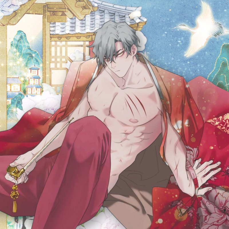 Sunshower, Spin off, Character, Tiger groom - 貼紙 - 紙 多色