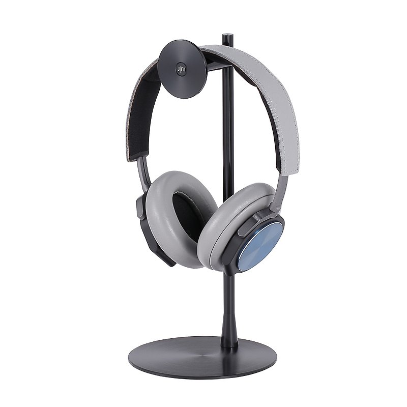 J | M HeadStand ™ Avant Aluminum Earphone Holder Black HS-200BK - Headphones & Earbuds - Other Metals Black