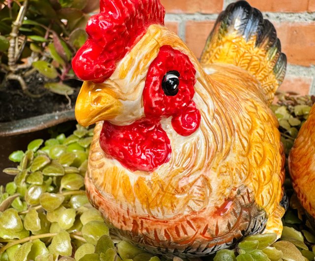 陶磁器工芸品の置物、比翼の鳥 陶磁器工芸品の置物、比翼の鳥